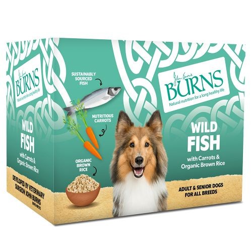 Burns Penlan Farm with Fish, Brown Rice and Vegetables Dog Pouches 6x400g