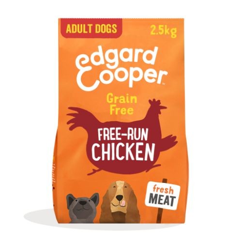 Edgard & Cooper Adult Grain Free Dry Dog Food with Fresh Free-Run Chicken 2.5kg