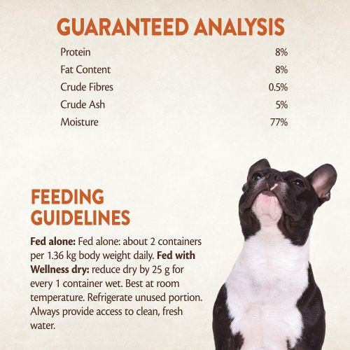 Wellness Core Small Dog Wet Food Savoury Medleys with Lamb, Venison, Sweet Potato and Carrots Grain Free 12 x 85g