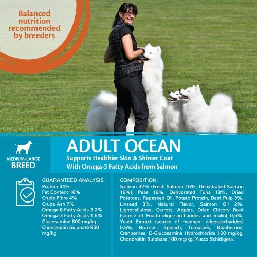 Wellness CORE Ocean Fish Salmon and Tuna Grain Free Adult Dry Dog Food 1.8kg