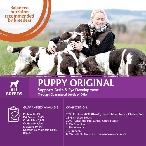 Wellness CORE Wet Puppy Food Cans with Turkey, Chicken and Pumpkin 6 x 400g