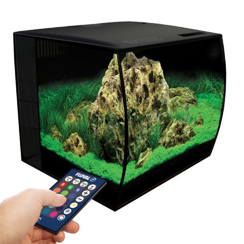Fluval Flex Black 57L Aquarium Kit