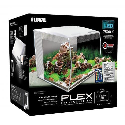 Fluval Flex White 57L Aquarium Kit