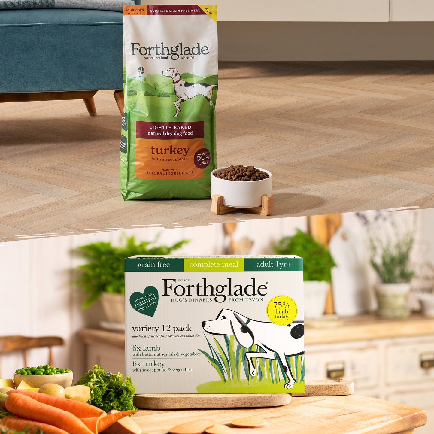Lamb & Turkey Wet Food + Turkey Lightly Baked Bundle