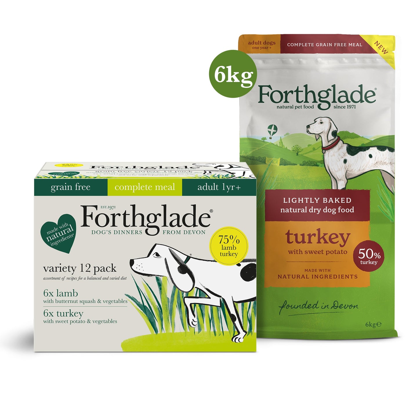 Lamb & Turkey Wet Food + Turkey Lightly Baked Bundle