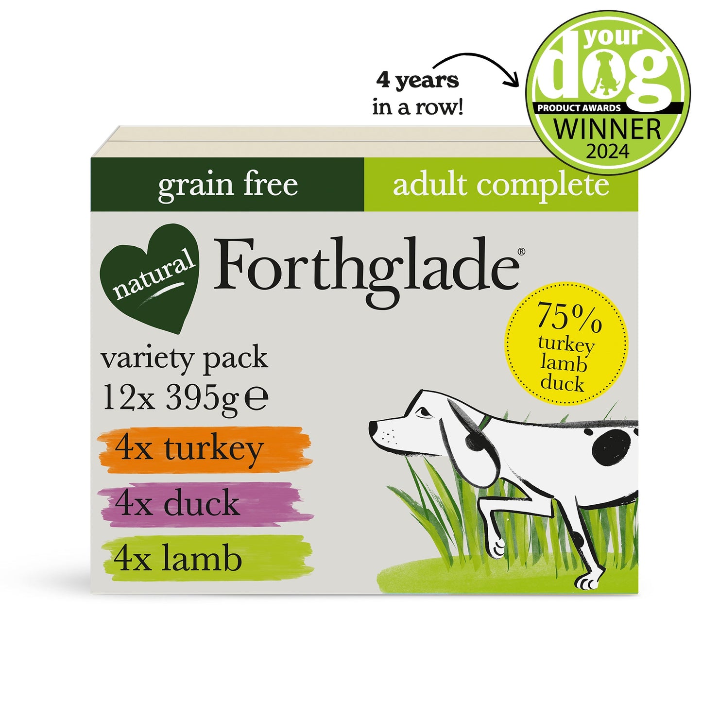 Turkey, Duck & Lamb Wet Dog Food - Variety Pack