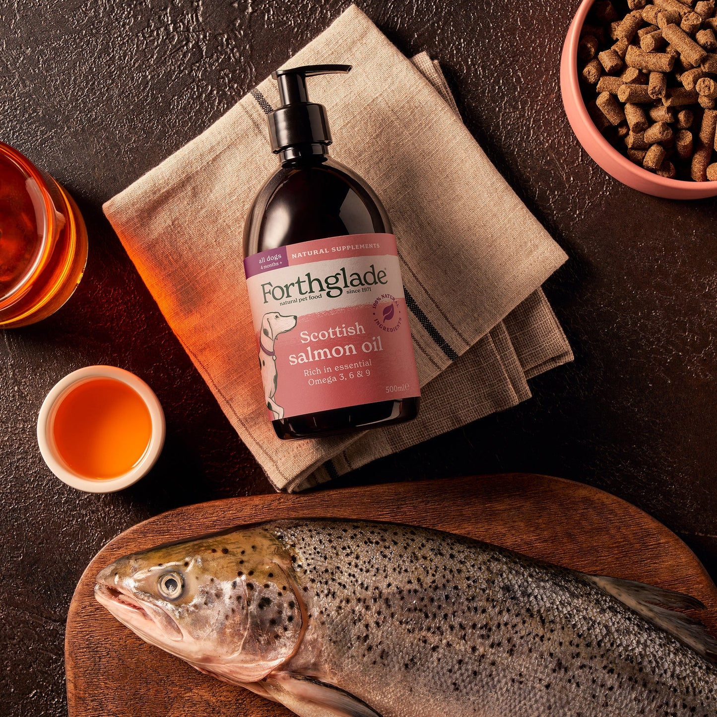 100% Natural Scottish Salmon Oil (1 x 500ml)