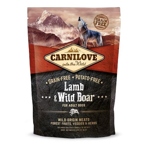 Carnilove Lamb & Wild Boar Dry Dog Food 1.5kg