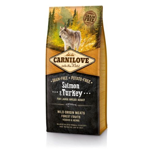 Carnilove Salmon & Turkey Large Breed Adult Dry Dog Food 12kg