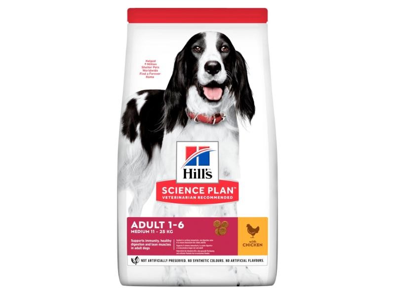 Hill's Science Plan Adult Medium Dry Dog Chicken 2.5kg