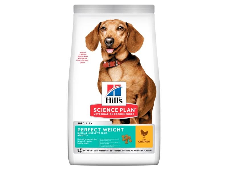 Hill's Science Plan Adult Perfect Weight Small & Mini Dry Dog Chicken 1.5kg