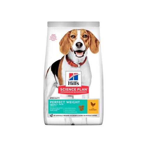 Hill's Science Plan Adult Perfect Weight Medium Dry Dog Chicken 2kg