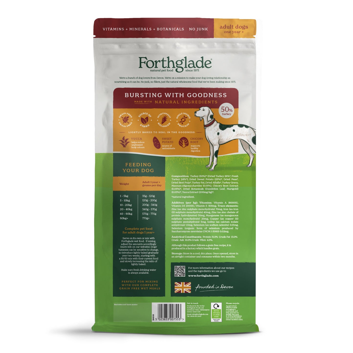 Turkey Lightly Baked Natural Dry Dog Food