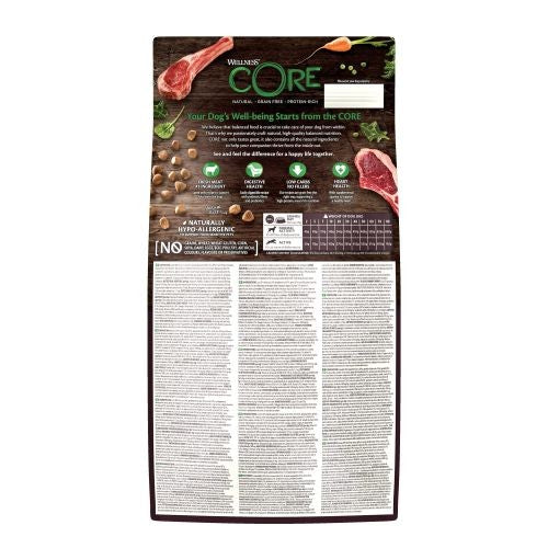 Wellness CORE Adult Lamb Grain Free Dry Dog Food 1.8kg
