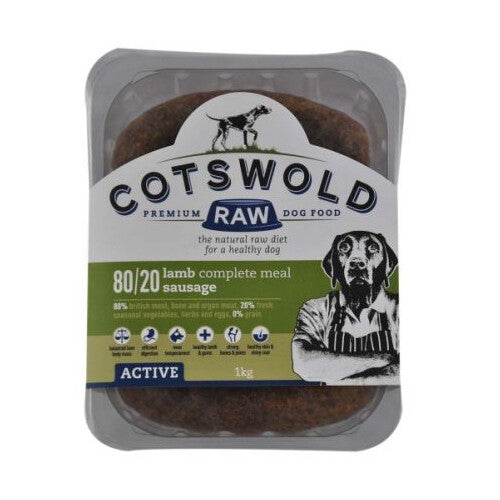 Cotswolds Adult Working Lamb Sausage Active 1kg