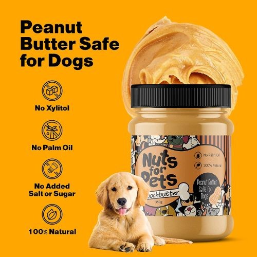 Nuts for Pets The Gold One Peanut Butter for Dogs - 350g