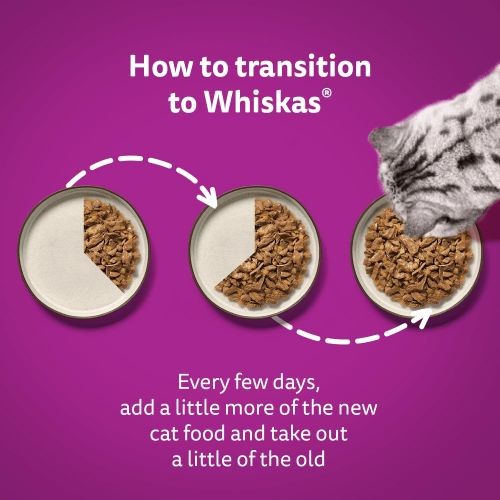 Whiskas Senior 7+ Wet Cat Food Pouches Poultry Selection in Jelly 12 x 100g