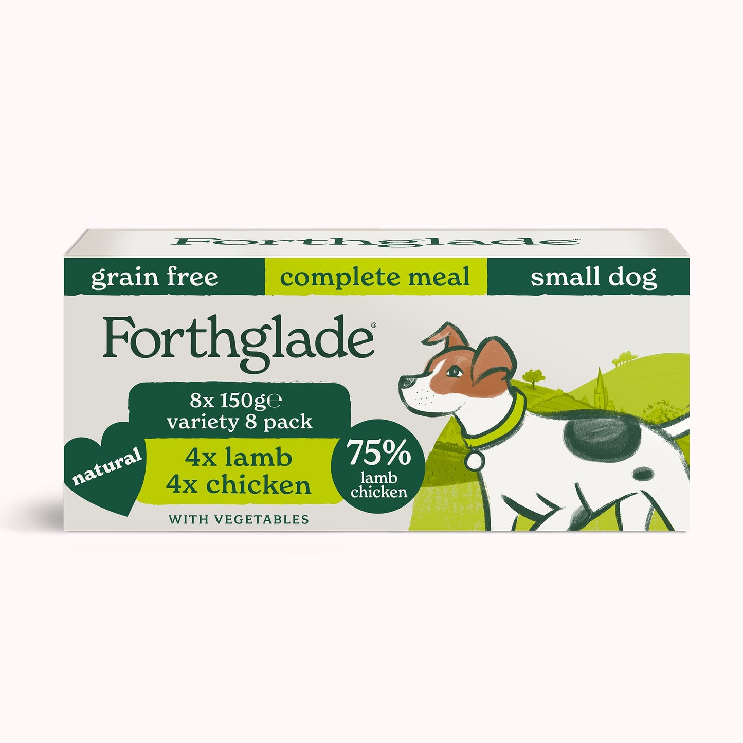 Wet Dog Food - Chicken & Lamb Variety Pack (8 x150g)