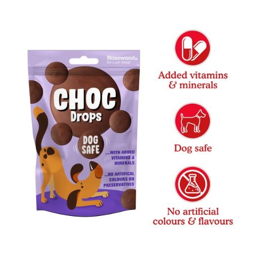 Rosewood Chocolate Drops for Dogs 200g