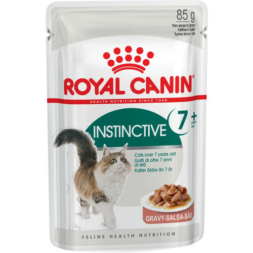 Royal Canin Instinctive 7+ Cat Food in Gravy Pouches 12 x 85g