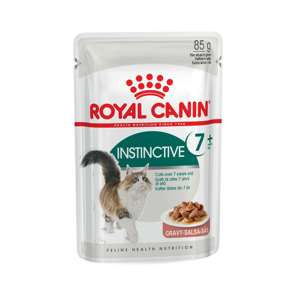 Royal Canin Instinctive 7+ Cat Food in Gravy Pouches 12 x 85g