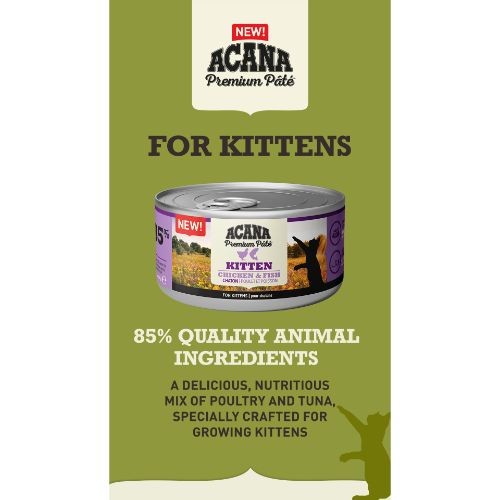 Acana Premium Kitten Pate Wet Food Chicken and Fish - 24 x 85g