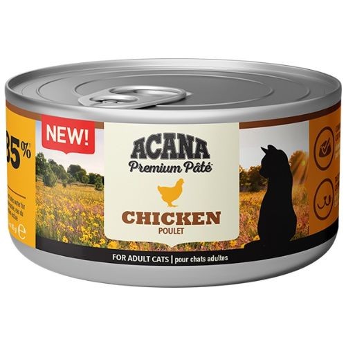 Acana Premium Pate Wet Cat Food with Chicken - 24 x 85g