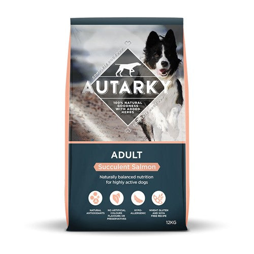 Autarky Succulent Salmon Adult Dry Dog Food 12kg