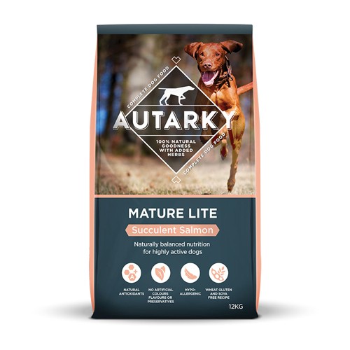 Autarky Succulent Salmon Mature Lite Dog Food 12kg