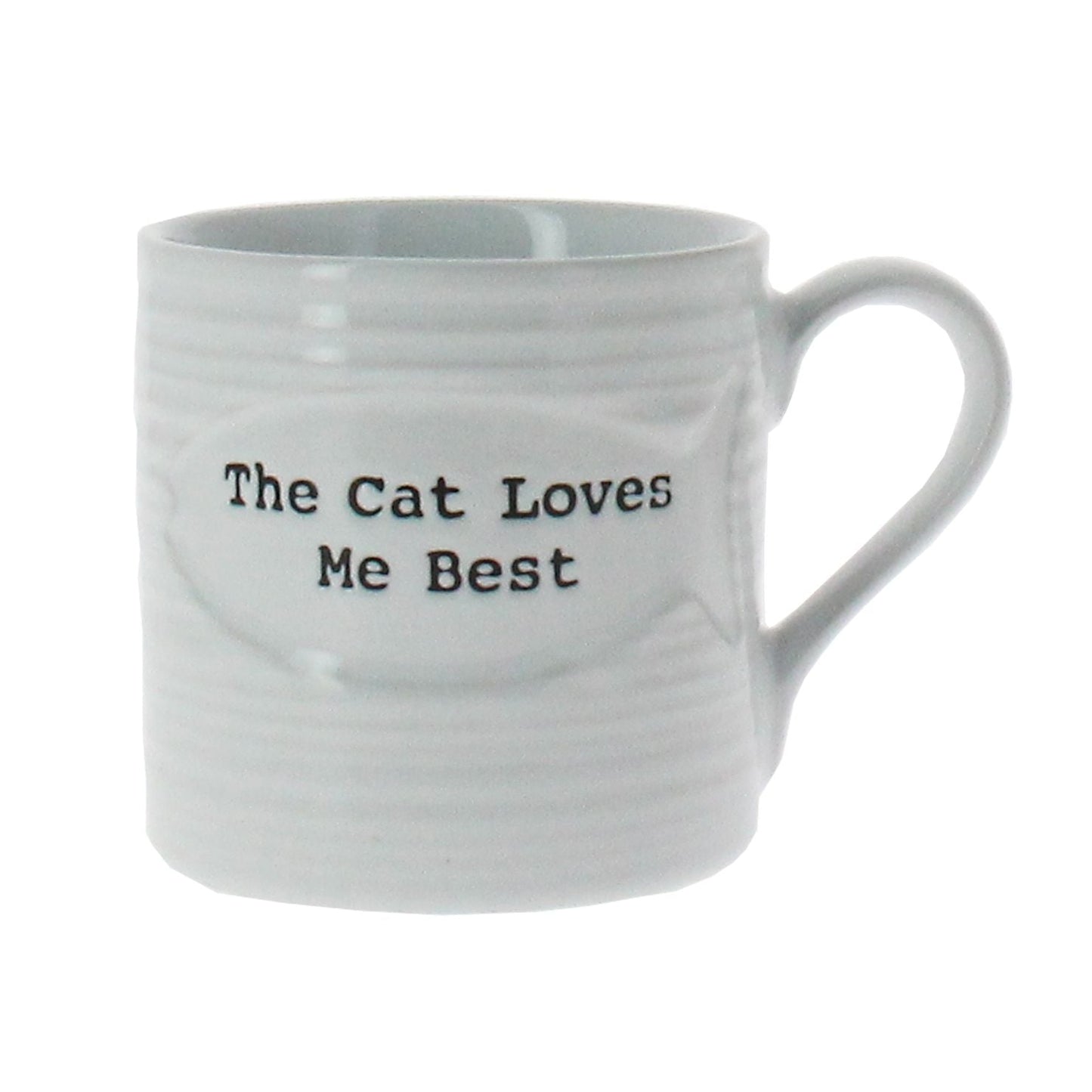 'The Cat Loves Me Best' Mug