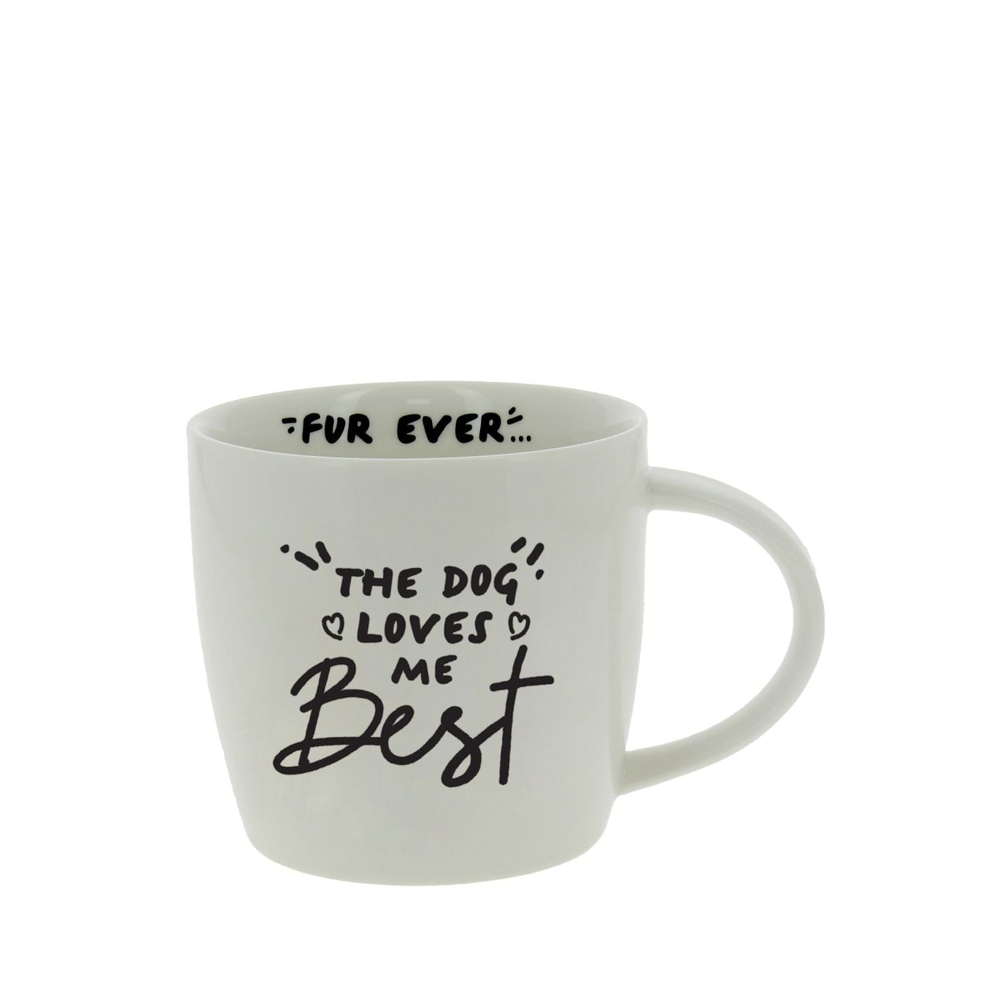 'The Dog Loves Me Best' Mug
