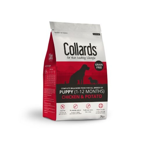 Collards Grain Free Chicken and Potato Dry Puppy Food- 2kg