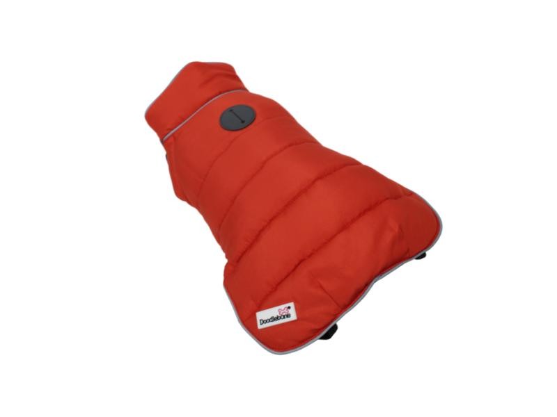 Doodlebone Puffer Jacket Pumpkin & Smoke Size 5-7 Small