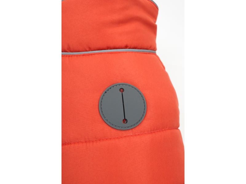Doodlebone Puffer Jacket Pumpkin & Smoke Size 5-7 Small
