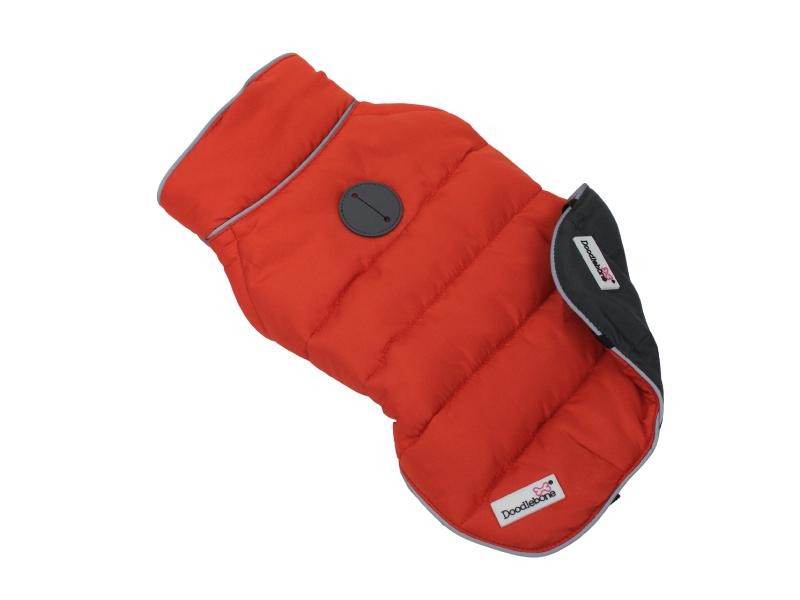 Doodlebone Puffer Jacket Pumpkin & Smoke Size 5-7 Small