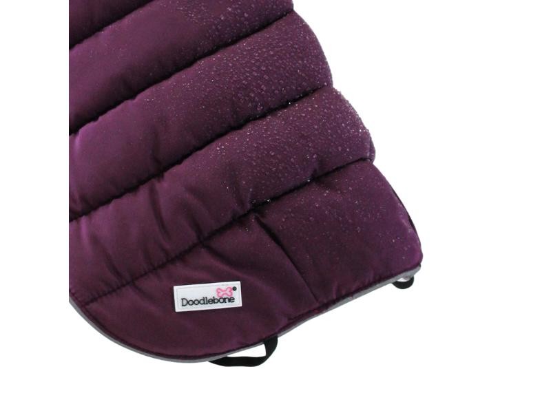 Doodlebone Puffer Jacket Punch & Burgundy Size 5-7 Small