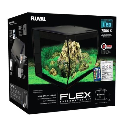 Fluval Flex Black 57L Aquarium Kit