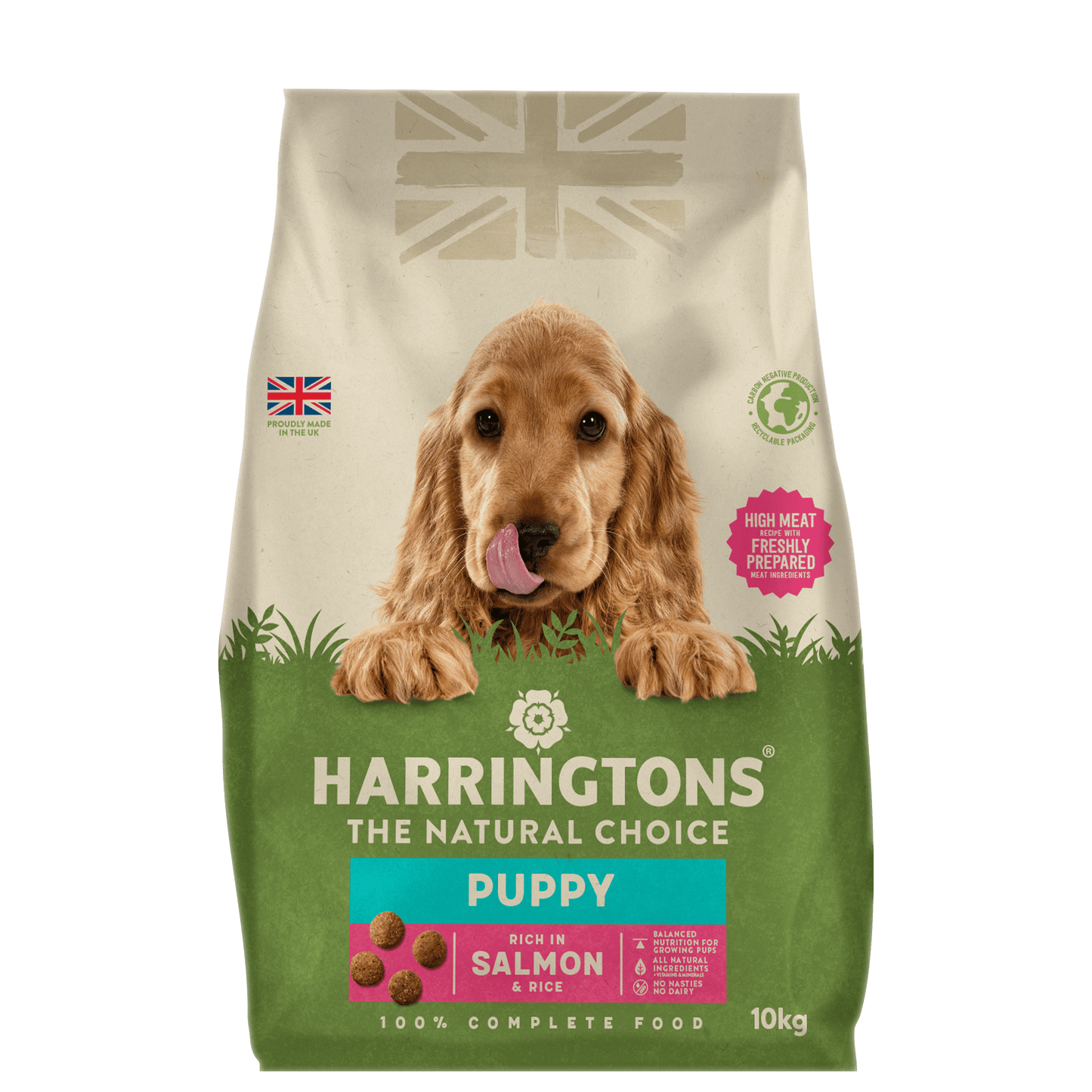 Dry Puppy Food Rich in Salmon & Rice 10kg