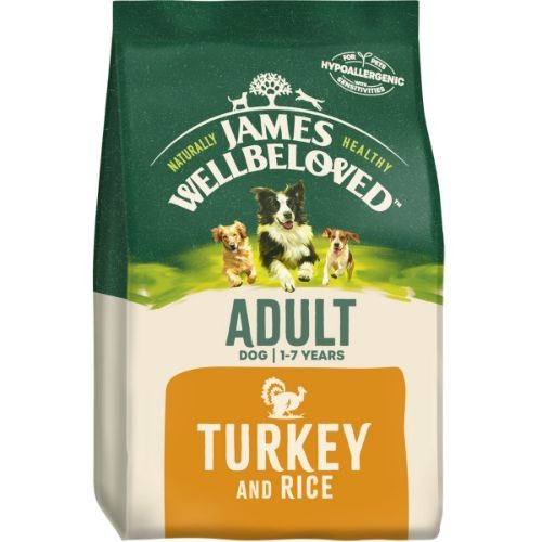 James Wellbeloved Adult Dry Dog Food with Turkey and Rice 7.5kg