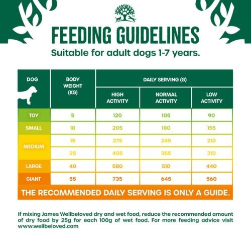 James Wellbeloved Grain Free Turkey and Vegetable Adult Dog Food 10kg