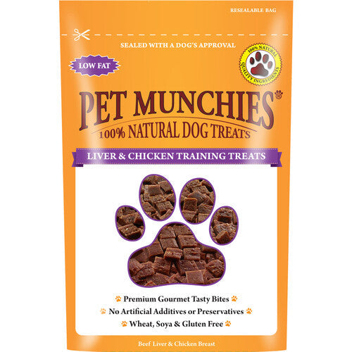 Pet Munchies Dog Training Treats Liver & Chicken 50g