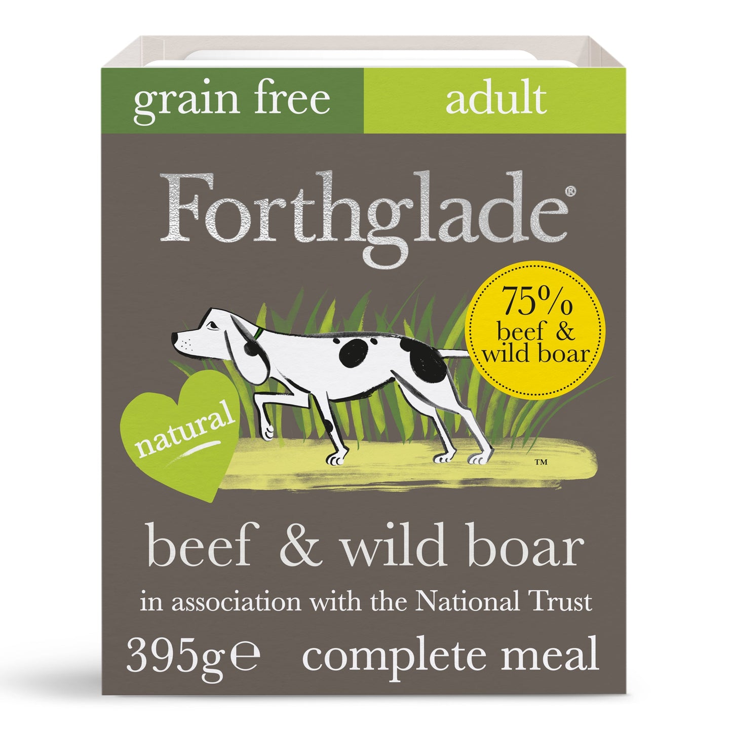 National Trust Gourmet Beef & Wild Boar Natural Wet Dog Food