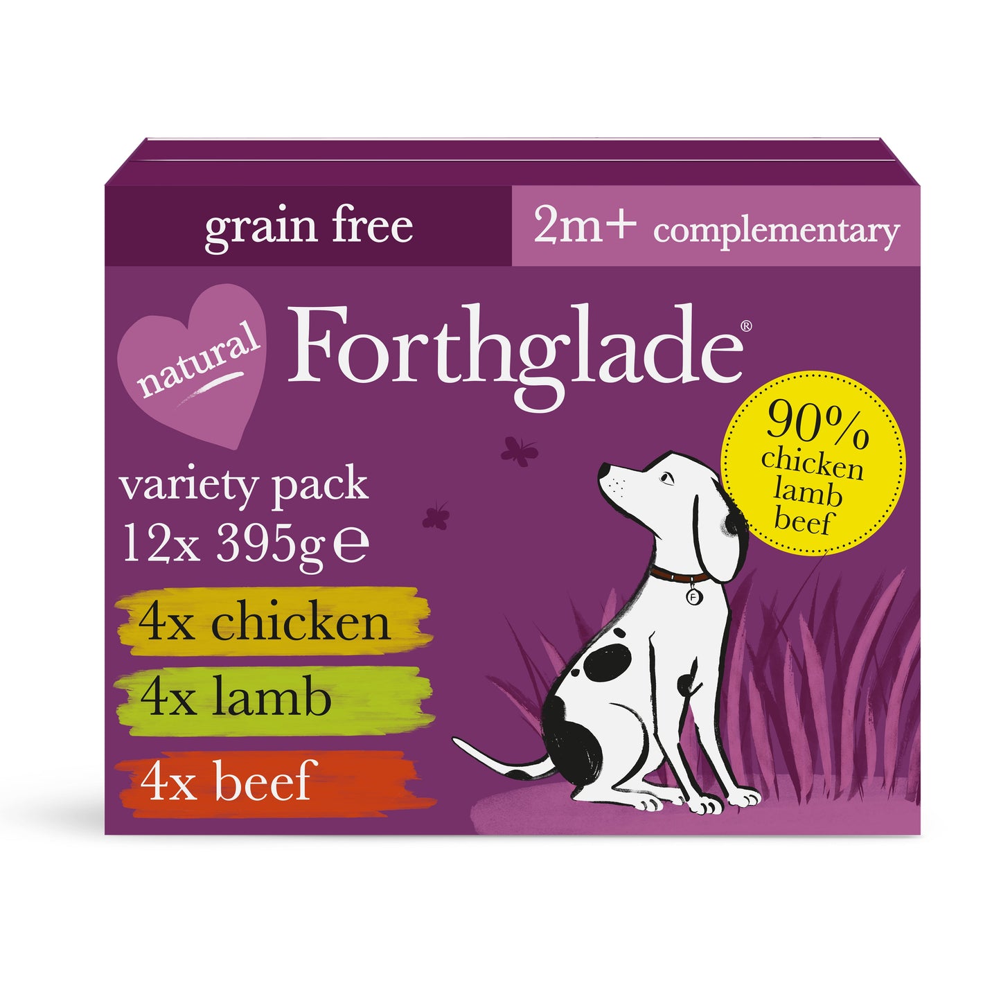 Just Chicken, Lamb & Beef Natural Wet Dog Food - Variety Pack