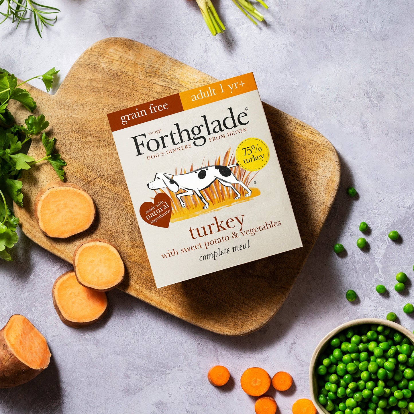 Turkey with Sweet Potato & Vegetables Natural Wet Dog Food