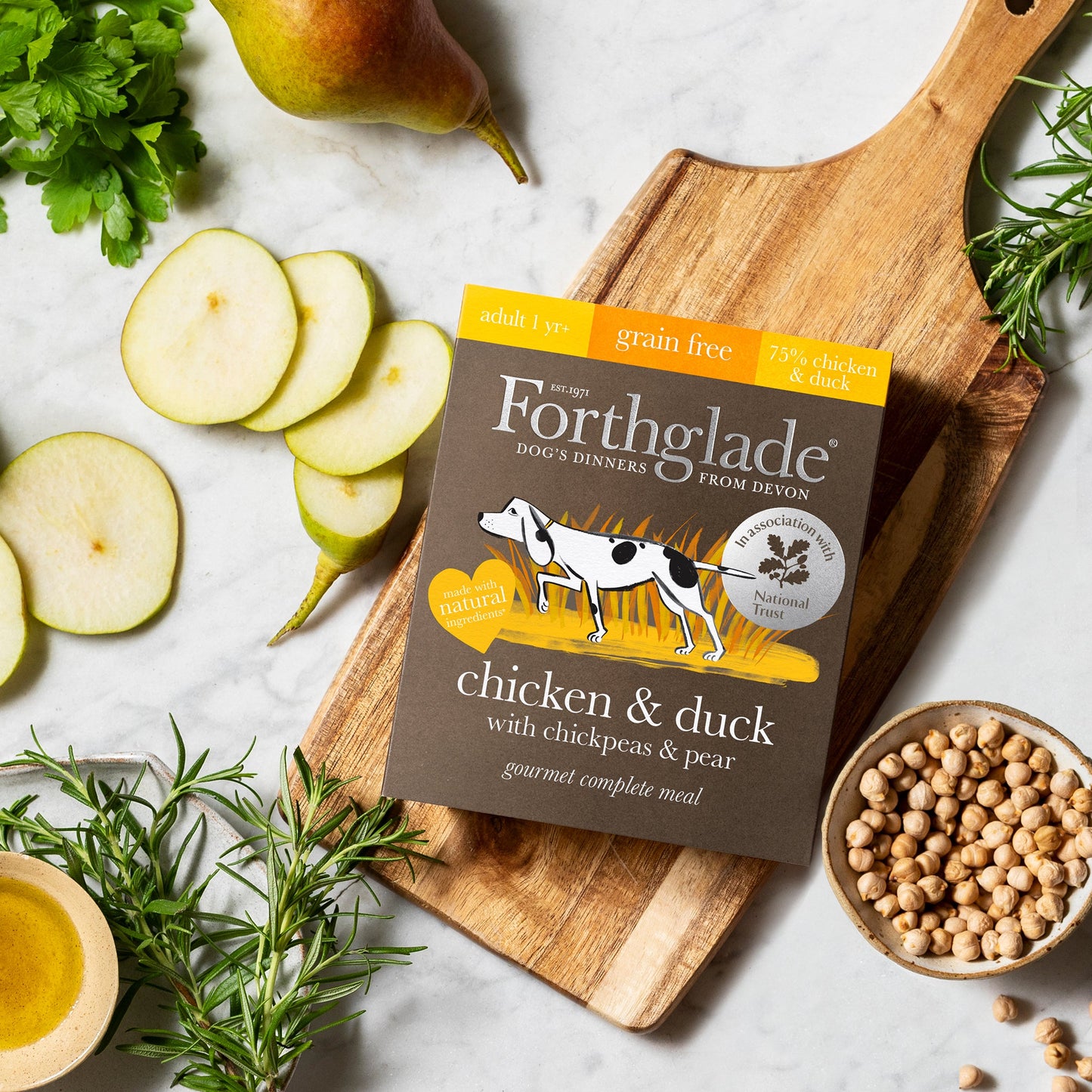 National Trust Gourmet Chicken & Duck Natural Wet Dog Food