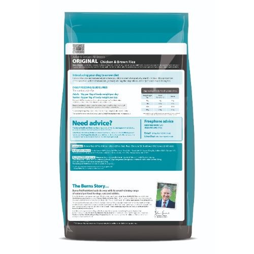 Burns Dog Food Original Chicken & Brown Rice 6KG