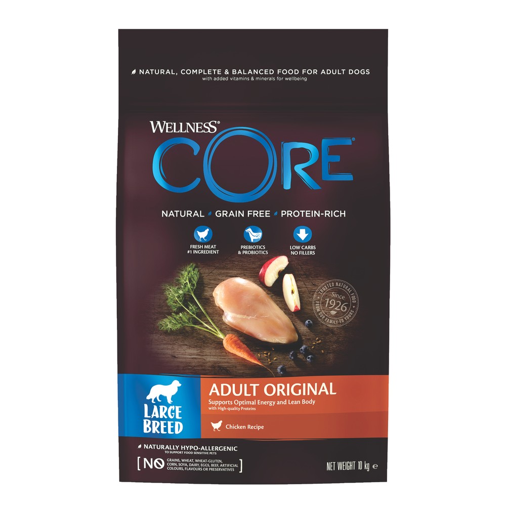 Wellness CORE Large Breed Chicken Grain Free Dry Adult Dog Food 10kg