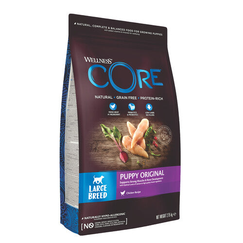 Wellness CORE Grain Free Dry Puppy Food for Large Breeds Chicken 2.75kg