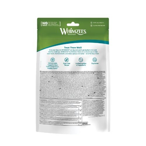 Whimzees Stix Dental Dog Chew Treat Pack of 7 - 180mm Large