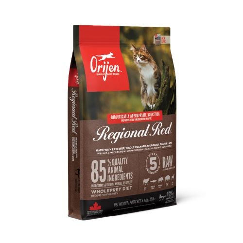 Orijen Regional Red Dry Cat Food Grain Free All Life Stages 5.4kg